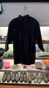 Black Leather and Gamusa Coat