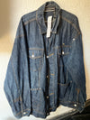 RocaWear Hombre XL azul marino denim 90s jacket