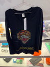 Ed hardy tshirt VNeck mujer M