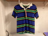 Blue and green polo