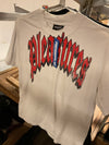 Pleasures Red Lettering